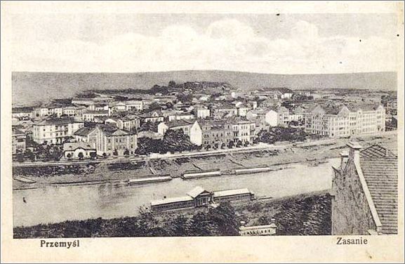 Pre war post card of Przemysl and Zasanie